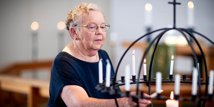 Bilde/illustrasjon for Gudsteneste i Rugsund kyrkje Gudsteneste i Rugsund kyrkje