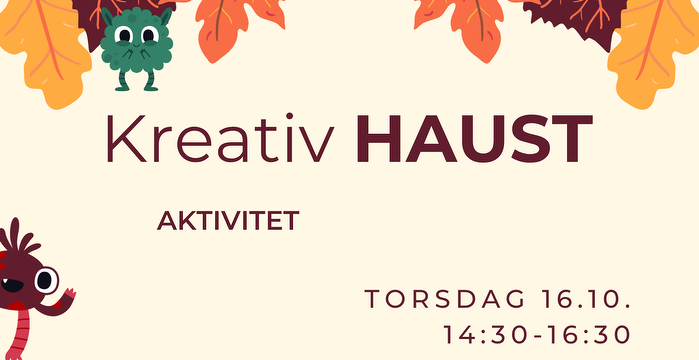 Bilde/illustrasjon for Kreativ haust - verkstad Kreativ haust - verkstad